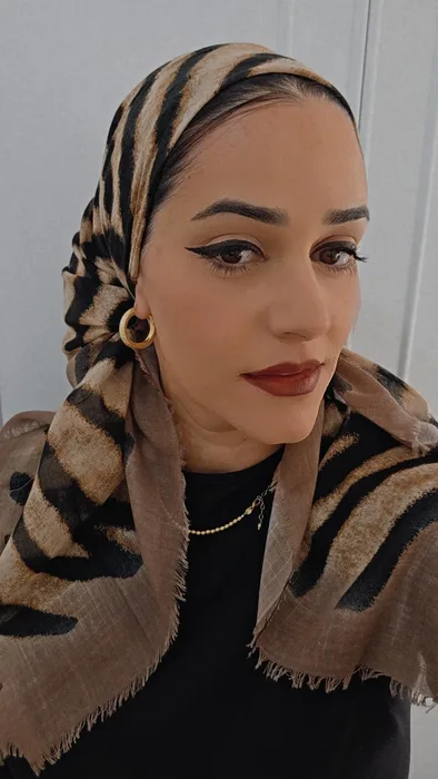 מטפחת מרובעת זברה