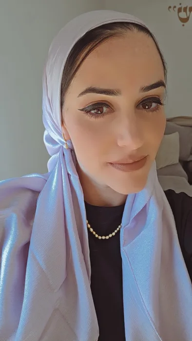 מטפחת מרובעת דגם סול מבריקה סגול לילך