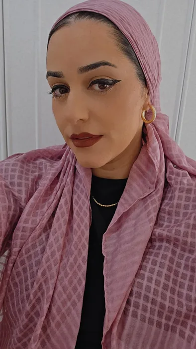 מטפחת מרובעת ענקית סגול