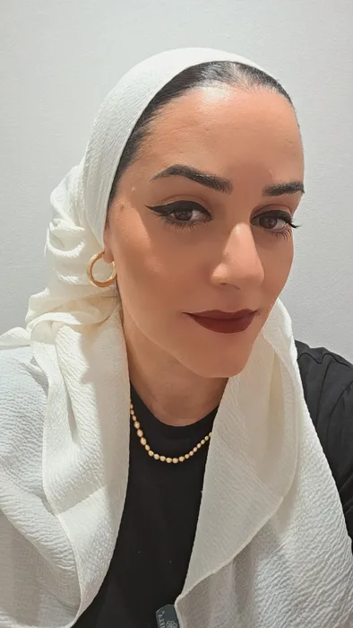 מטפחת קרפ לבן 3 ב100