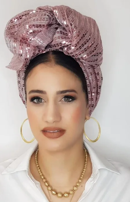 מטפחת לונג בד פייט ורוד דק