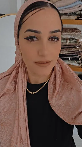 מטפחת דגם אופל תכלת גדולה