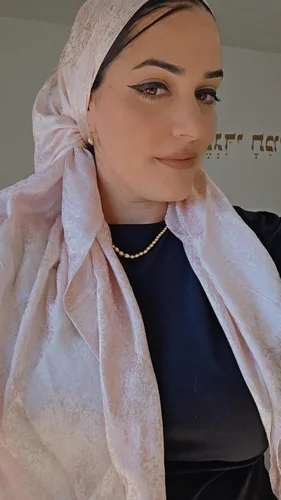 מטפחת דגם אופל תכלת גדולה