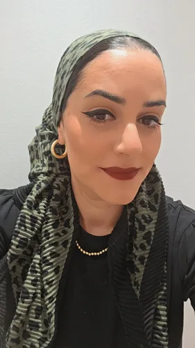 מטפחת מנומרת צבע ירוק