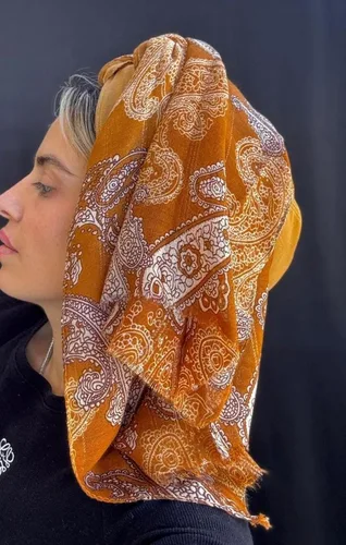 מטפחת לונג אנה חום