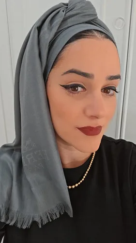 מטפחת לונג הרמס אפור